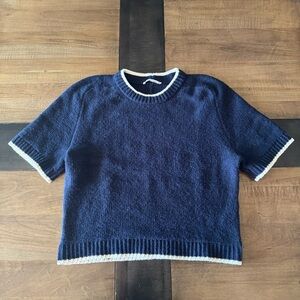 Abercrombie Madeline Textural Crew Sweater